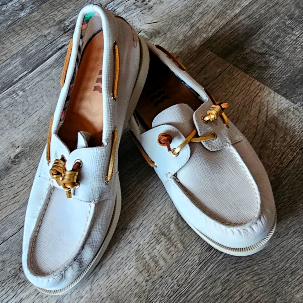 Womans Sperry Leather Top-Sider Plushwave - Size 10